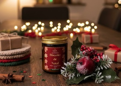 Vela aromática - Biscoito de Natal 180g