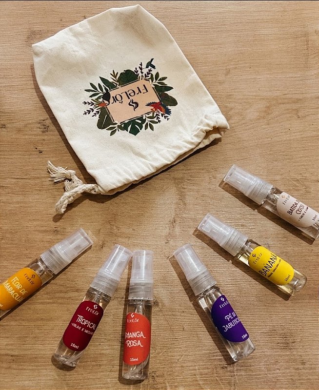 Kit mini home spray - Coleção tropical 6 aromas