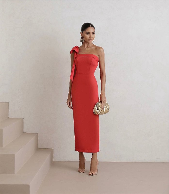 Vestido Cassia ombro único