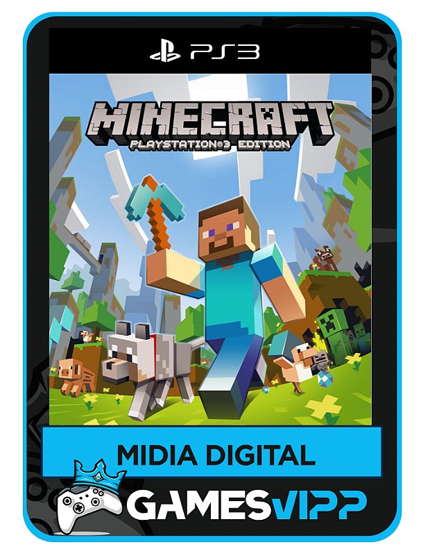 Minecraft PS3 Digital | Envio Imediato na Gamesvipp - GamesVipp