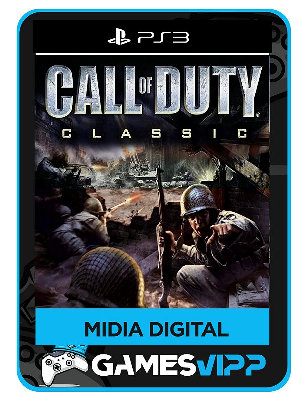 Call of Duty Classic PS3 Mídia Digital - GamesVipp - Jogos PS4 e PS5 em ...