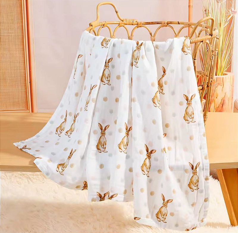 Fralda coelhinhos e sua bolas