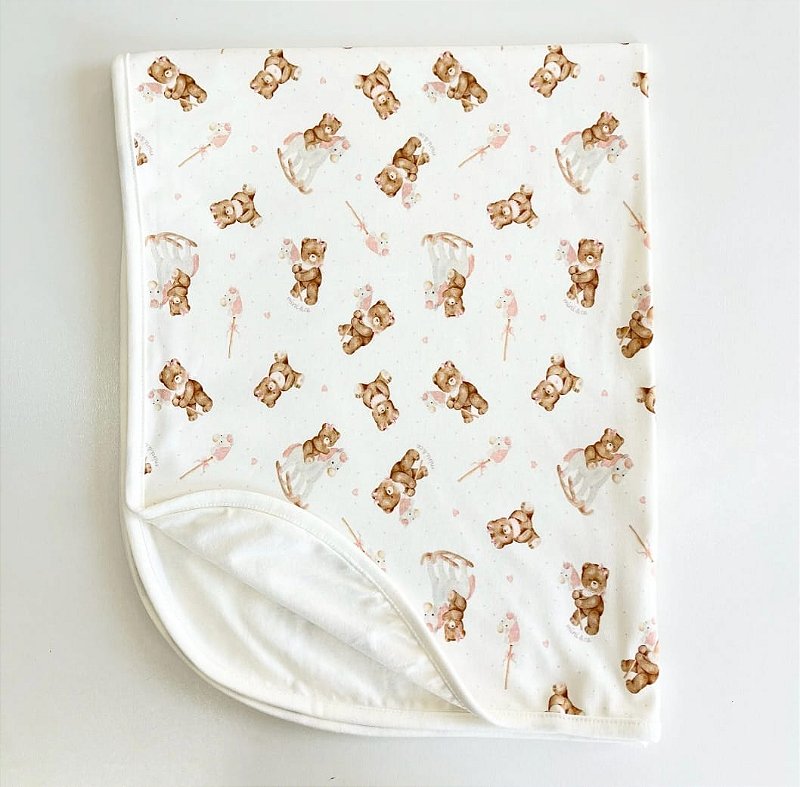 Manta Ursa e Cavalinhos Rosa