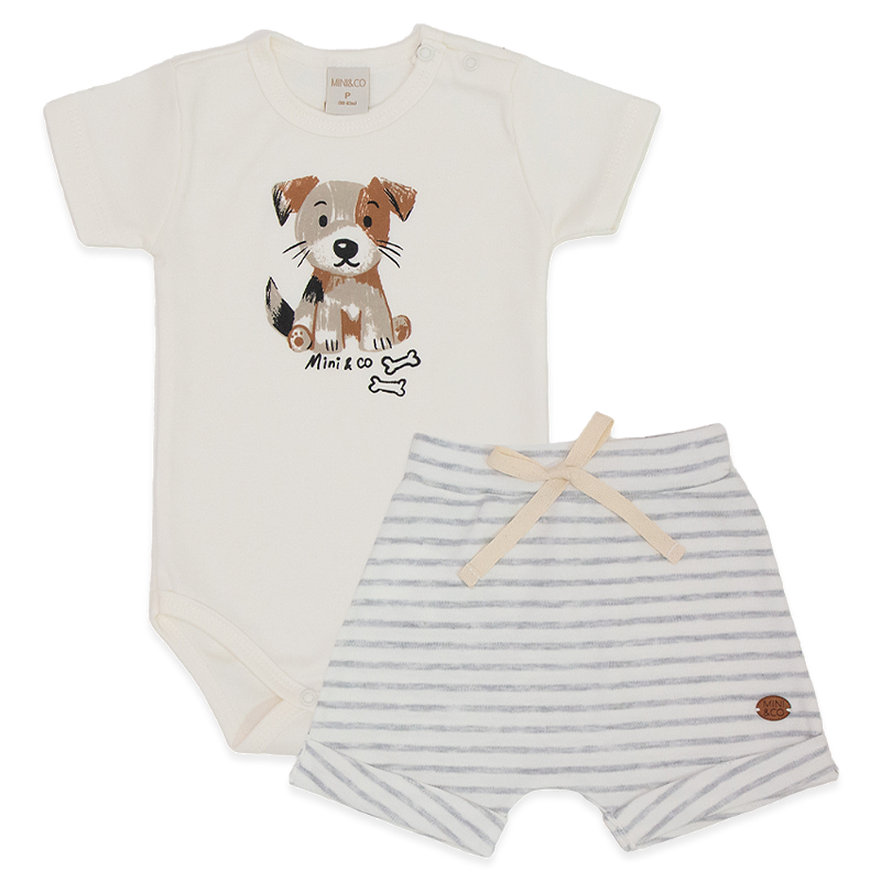 Conjunto body e shorts DOG