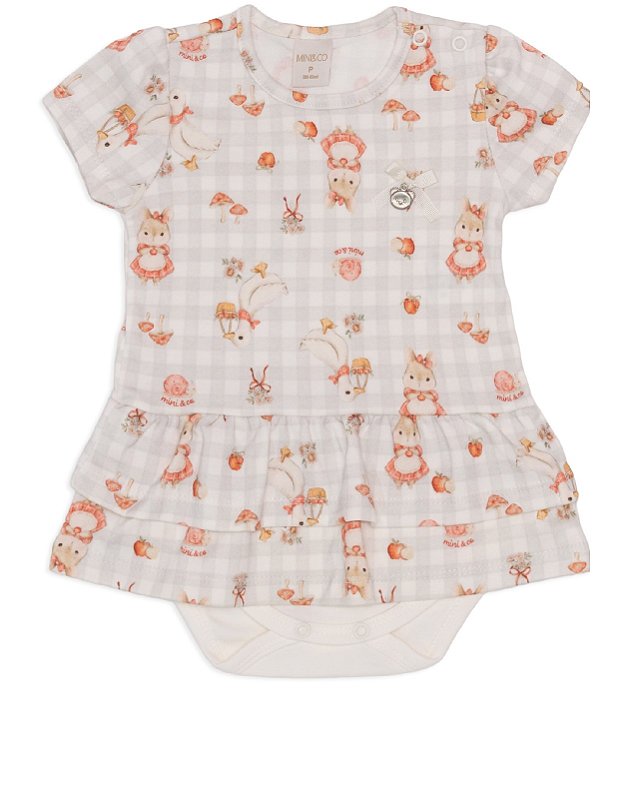 Romper Hamster Saia Babados