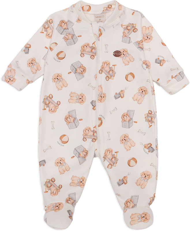 Macacão longo cachorrinhos