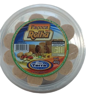 Pacoca Em Rolha PAÇOCA ROLHA 400GR - DOCES TERRA