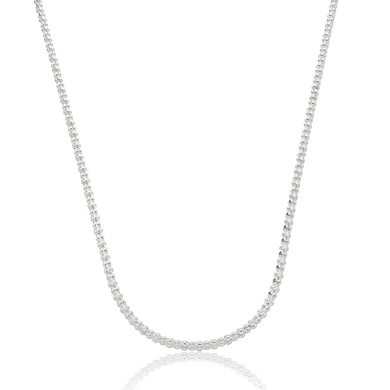 Choker Cordão Americano em Prata Italiana 925