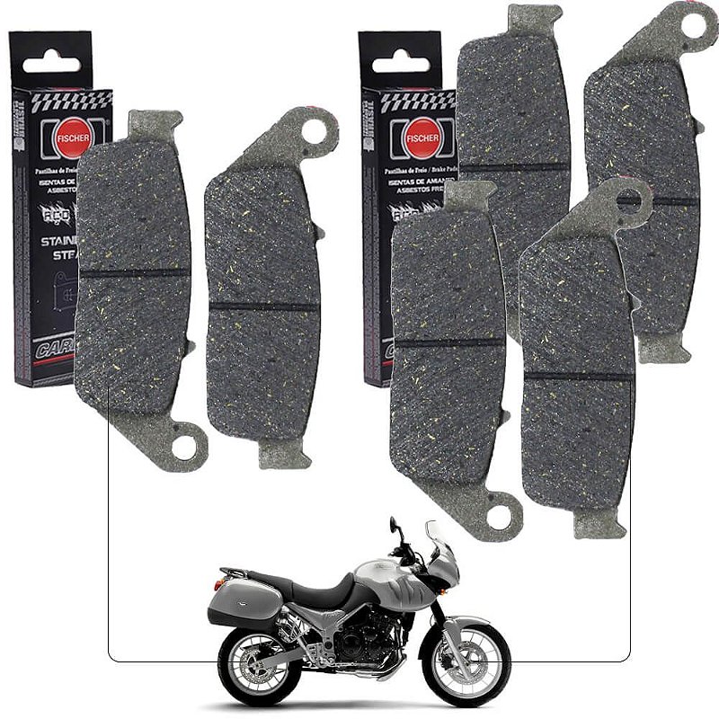 COPPIA PASTIGLIE FRENO RMS ANTERIORE ORGANICHE TRIUMPH Tiger 955 2004