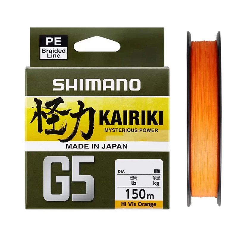 Shimano Braid Kairiki 150 Mt Sx 8 Capi Colore Multicolor