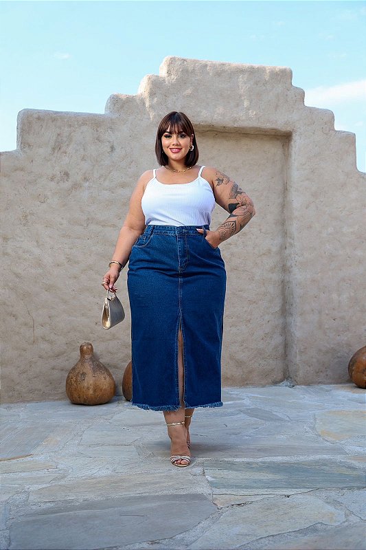 SAIA JEANS MIDI