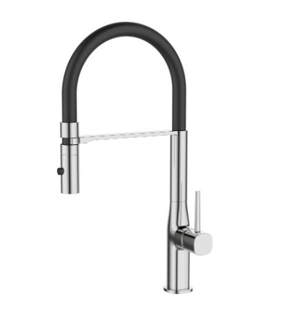 Misturador Monocomando Gourmet Flexível Com Imã Mônaco Cromado