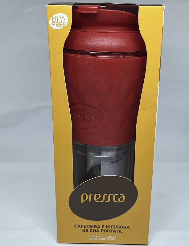 Pressca Cafeteira Portátil com filtro de Aço - Kento Café Cafeteria