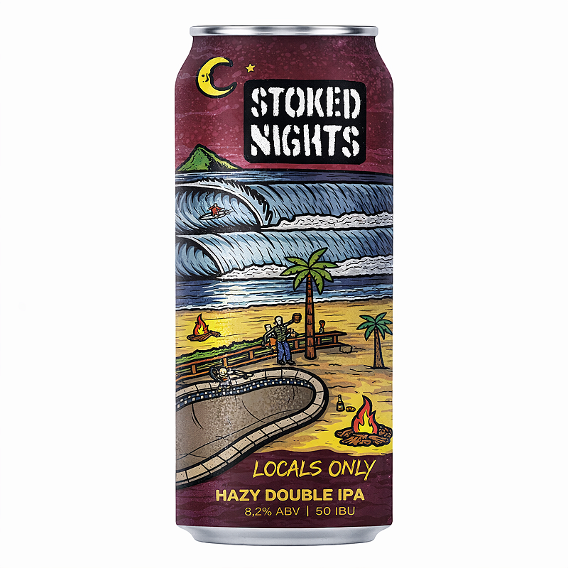 Cerveja Locals Only Stroked Nights Double Hazy IPA Lata 473ml