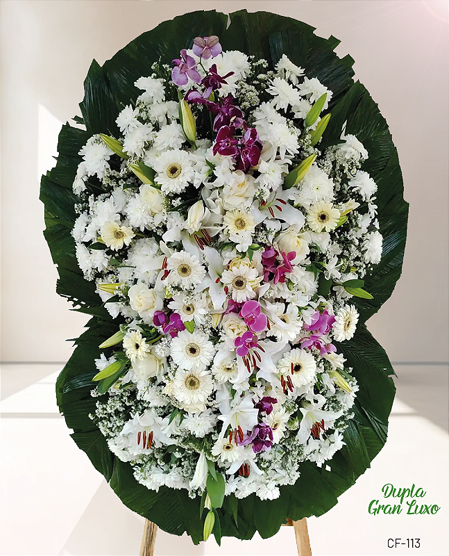Coroa de Flores Dupla Gran Luxo