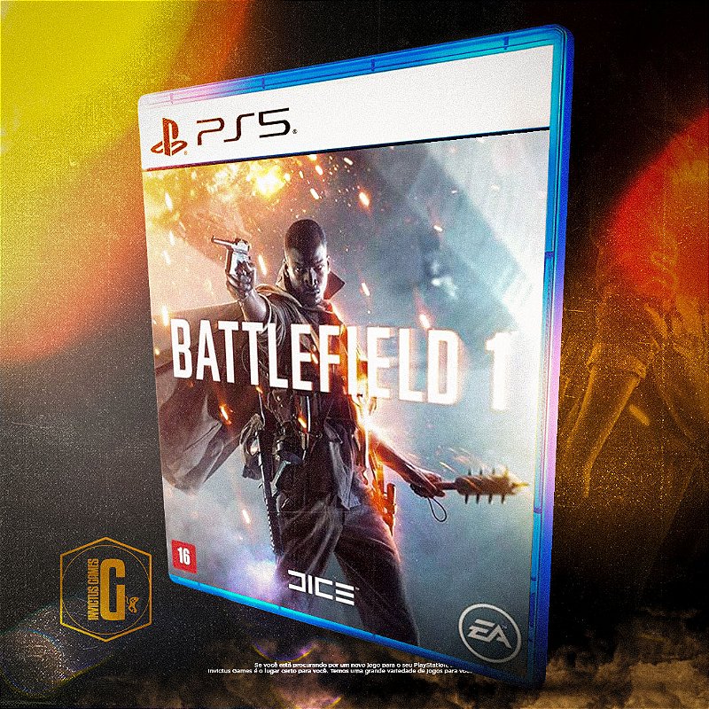 BATTLEFIELD 1 MÍDIA DIGITAL PARA PS5 - [InvictusGames] - Sua