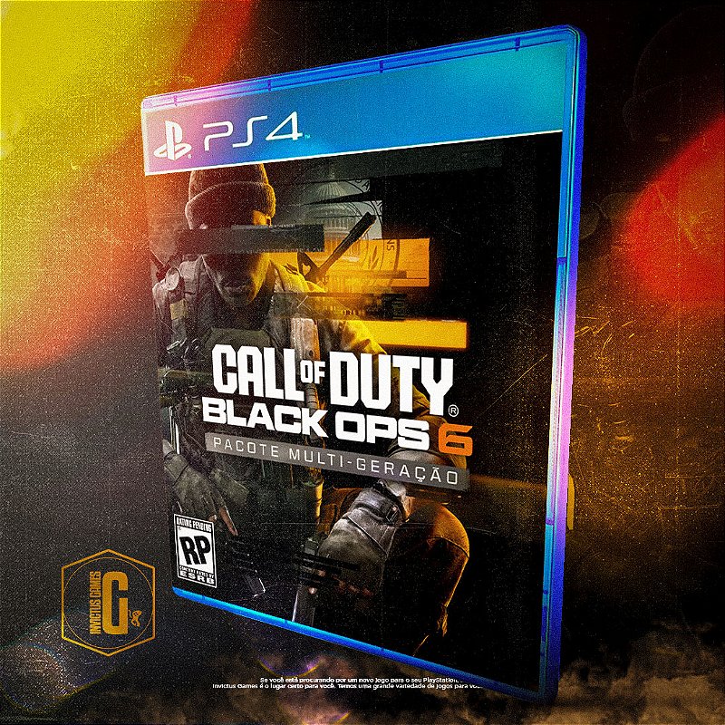 CALL OF DUTY: BLACK OPS 6 - PACOTE MULTIGERAÇÃO PARA PS4
