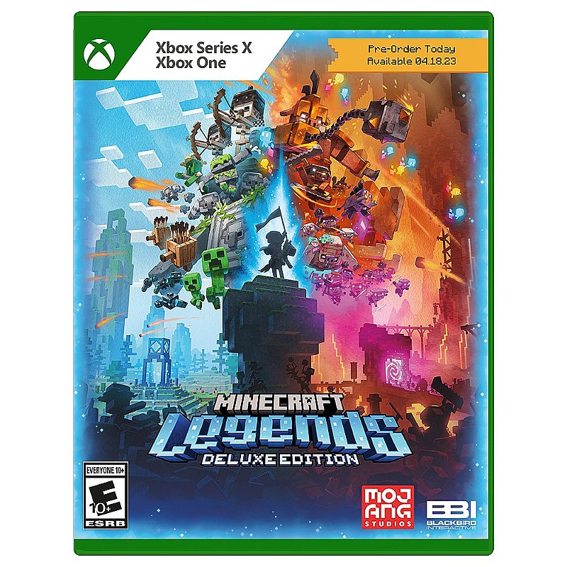 Minecraft Legends Edição Deluxe Xbox One Xbox Series X|S Mídia
