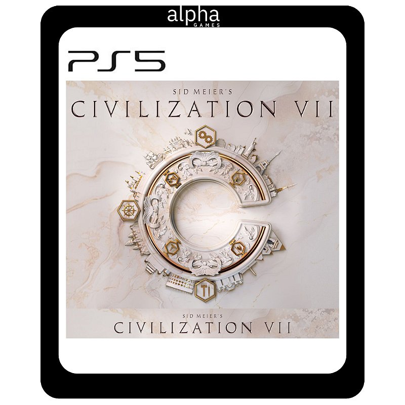 Sid Meier's Civilization VII PS5 mídia digital - Alpha Games BR