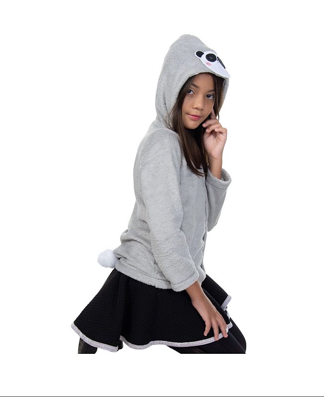 CASACO PELO BICHO PANDA