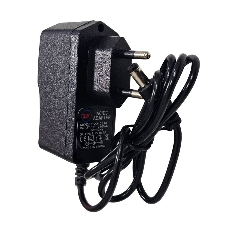 Fonte de Alimentação 5V 1A DC5.5 x 2,1mm Bivolt - Mercado Comp