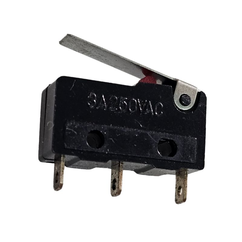 ❤️miniさま❤️ Chave Micro Switch 3A 250V 3 Terminais Preta - Mercado Comp