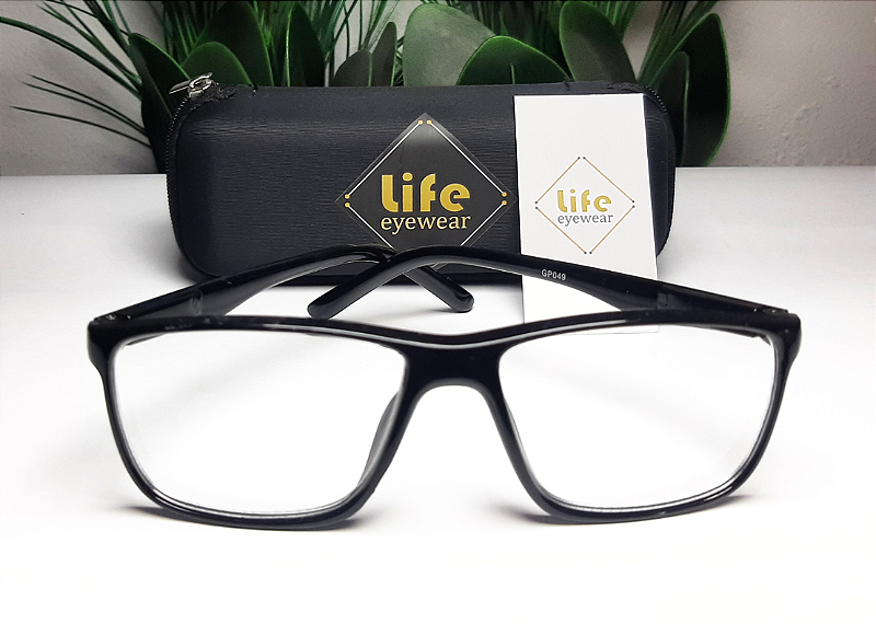 Arma o 0.50 a 4.00 Miopia Preto culos Grau Lente vis o Longe