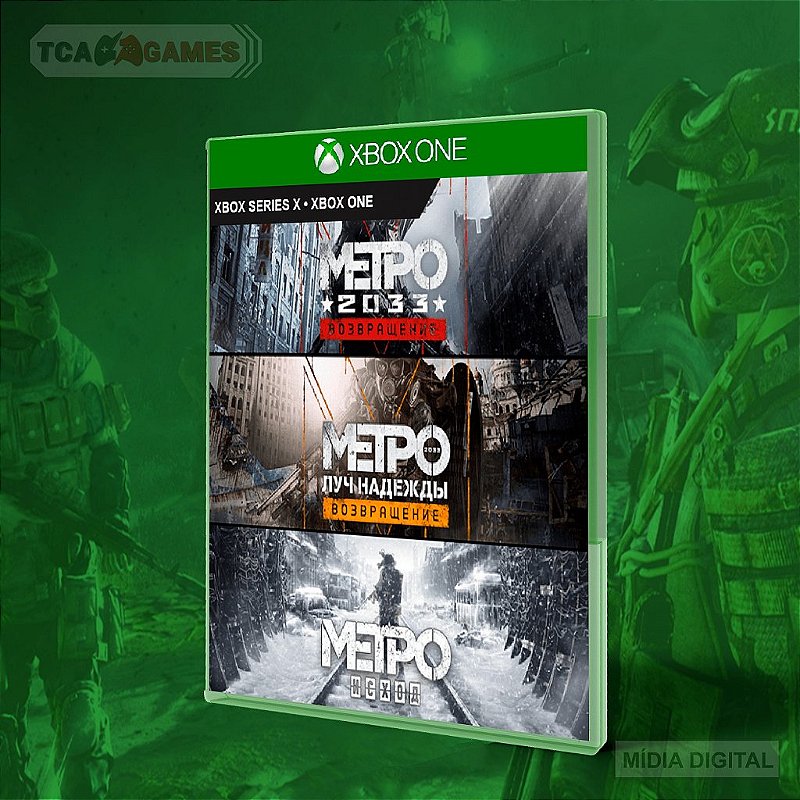 Metro Saga Bundle – Xbox One Mídia Digital - Loja Tca