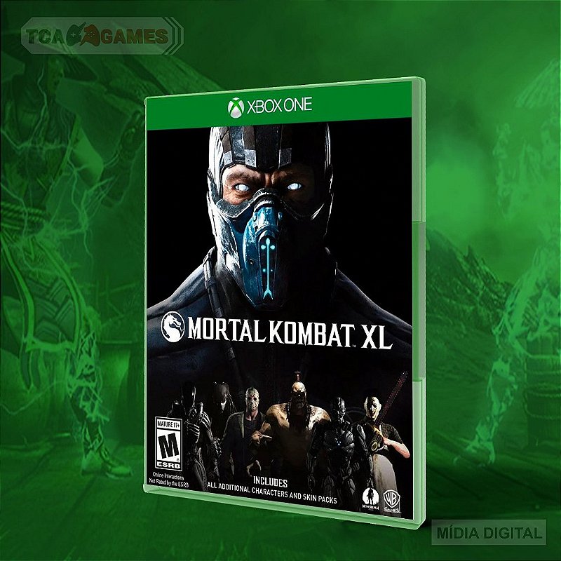 Mortal Kombat XL – Xbox One Mídia Digital - Loja Tca