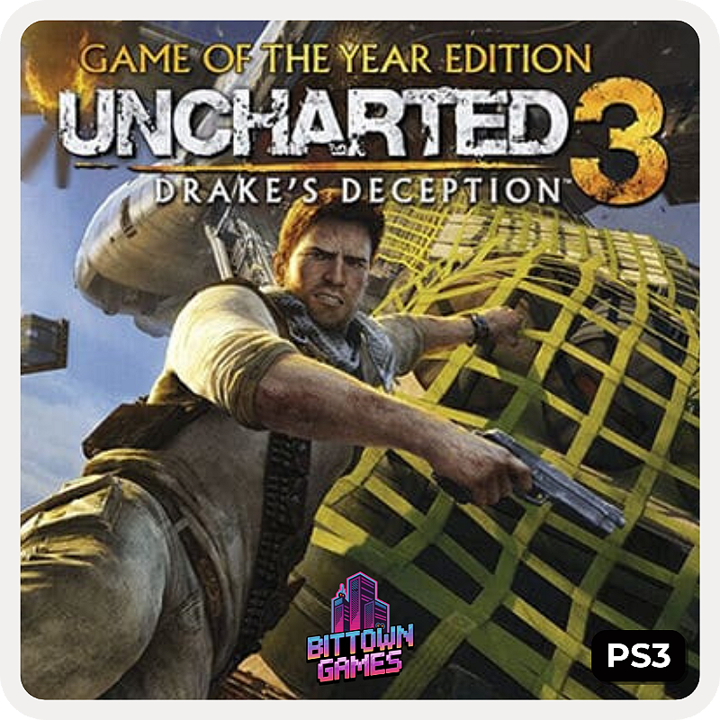 Uncharted 3: Drake’s Deception PS3 Mídia Digital