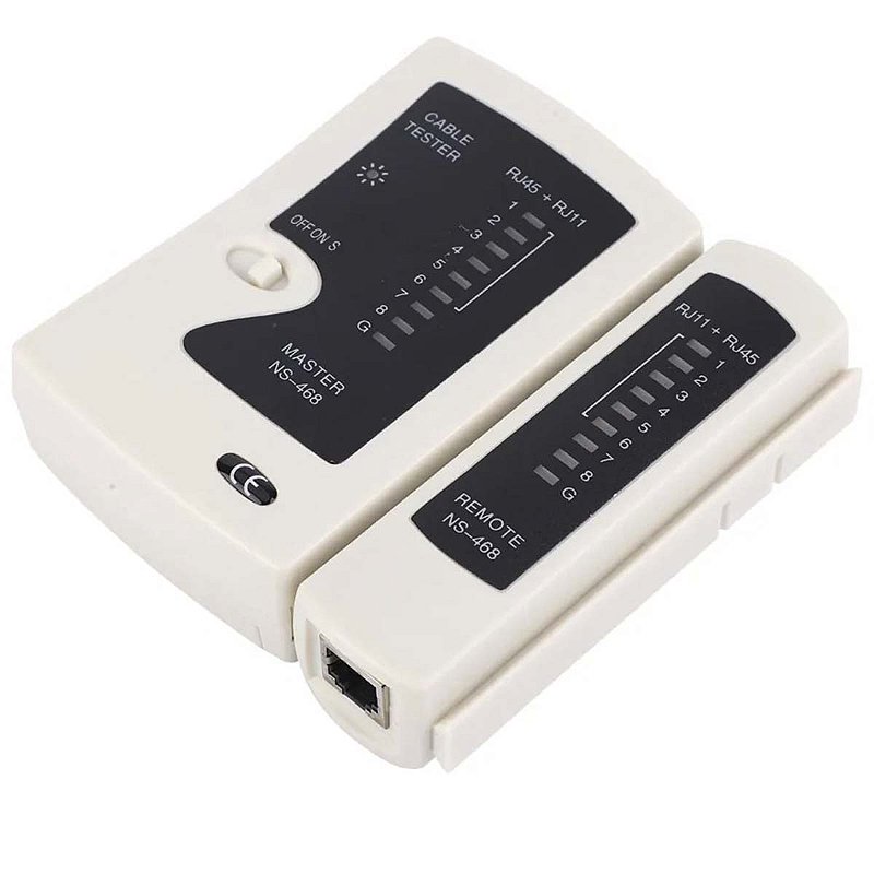 Testador De Cabos De Rede Rj45 E Rj11 Cat5 Cat5e Cat6 Cat7 - Digimer