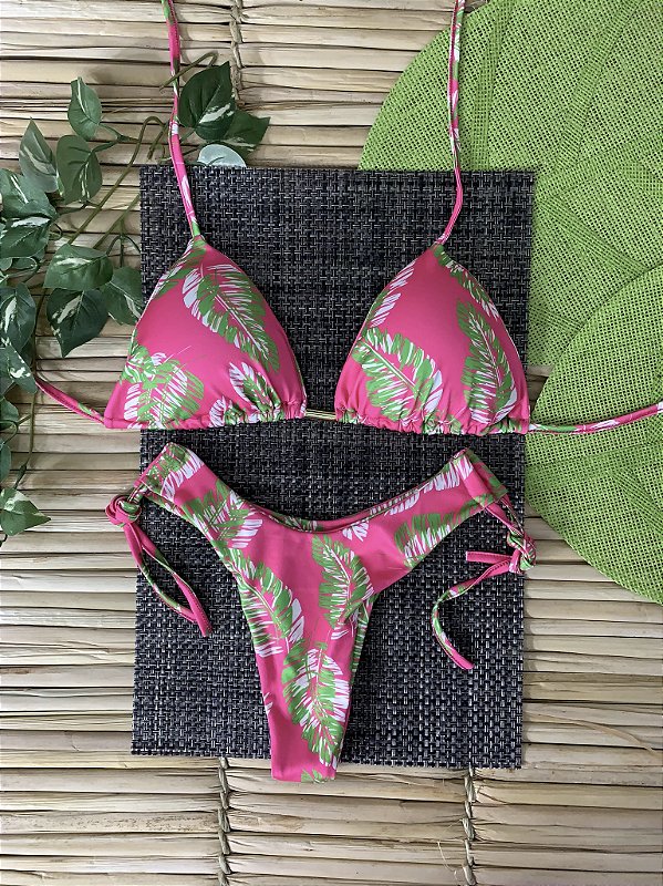 Biquíni Cortininha Estampado - Floral
