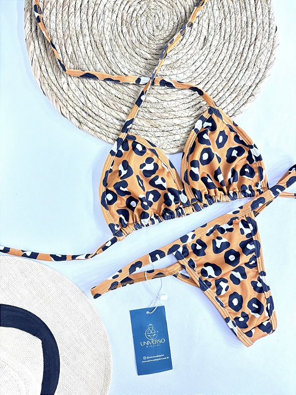 Biquíni de Fita Cortininha + Proteção UVB - Amazonas