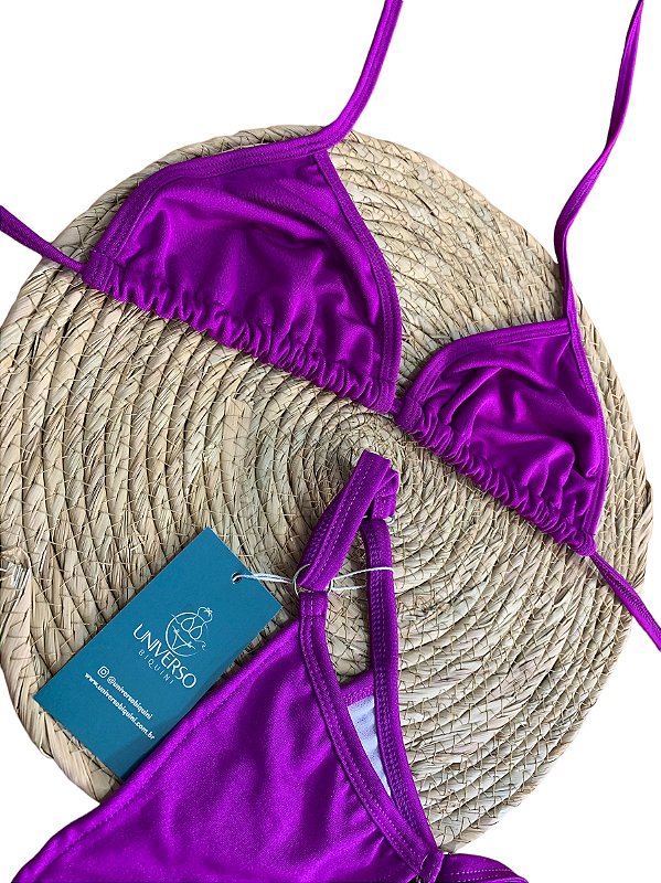 Biquíni de Fita Cortininha - Roxo