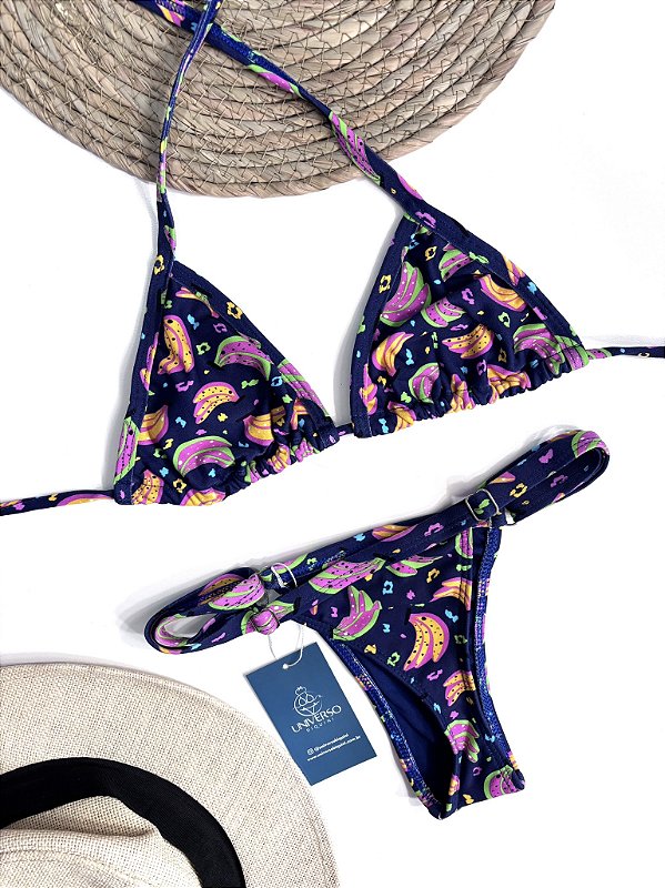 Biquíni Cortininha - Fio Dental+ Premium Proteção UV50+ Brasilidades