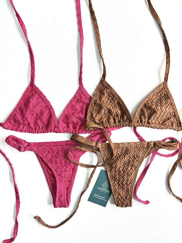 Biquíni Cortininha - Fio Dental+ Premium Proteção UV50+ Texas