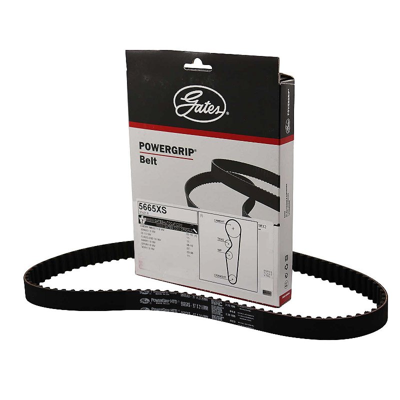 Correia Dentada Gates 5665XS Chery Celer - Cód.4887 - Asllan Autopeças
