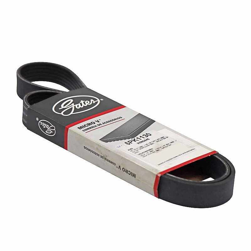 Correia de Acessórios Micro-V Gates 6PK1130 Audi A3, TT, TTS - Cód