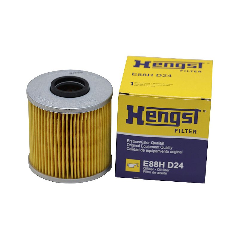 Hengst E600H D38 Filtro Olio - Cartuccia Filtro, Altezza 86,5mm, Diametro 62mm, Per Auto, Qualità Originale