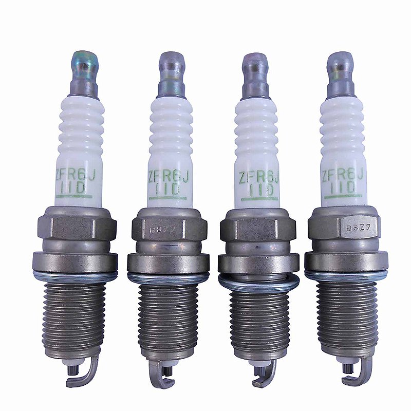 Jogo de Velas de Ignição NGK ZFR6J-11D Fit 1.5, Civic 1.7 - Cód