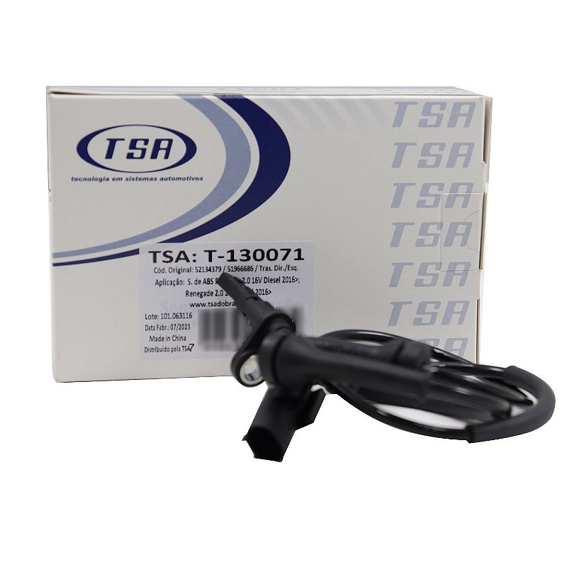 Sensor de ABS Tras. TSA T130071 Jeep Renegade - Asllan Autopeças