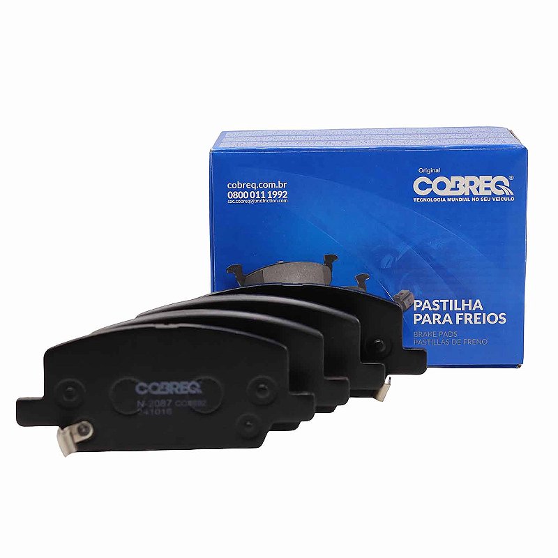 Pastilha Diant. Cobreq N2087 GM Tracker 1.4 16V - Asllan Autopeças