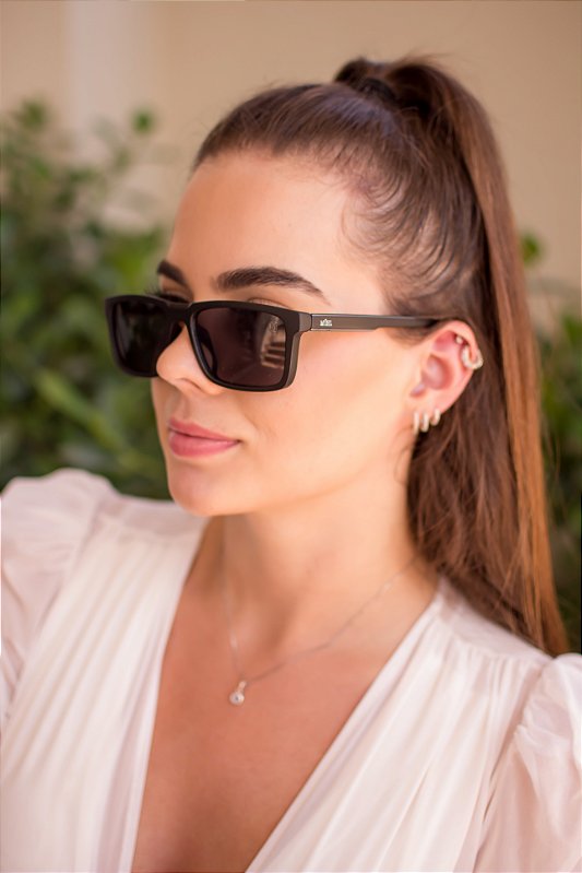 ÓCULOS ROMA PRETO FOSCO UNISSEX