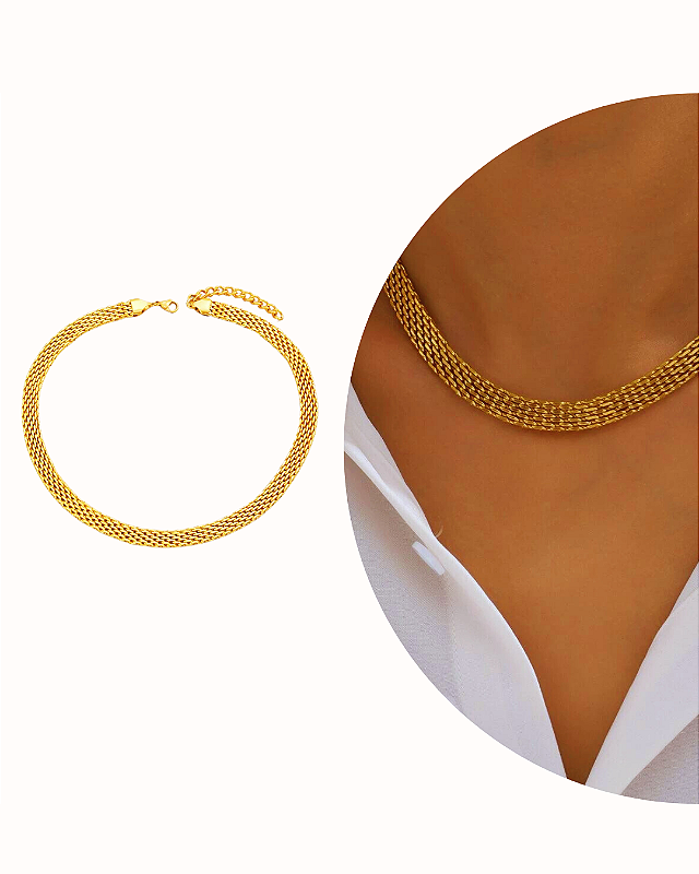 COLAR CHOCKER ESTEIRA