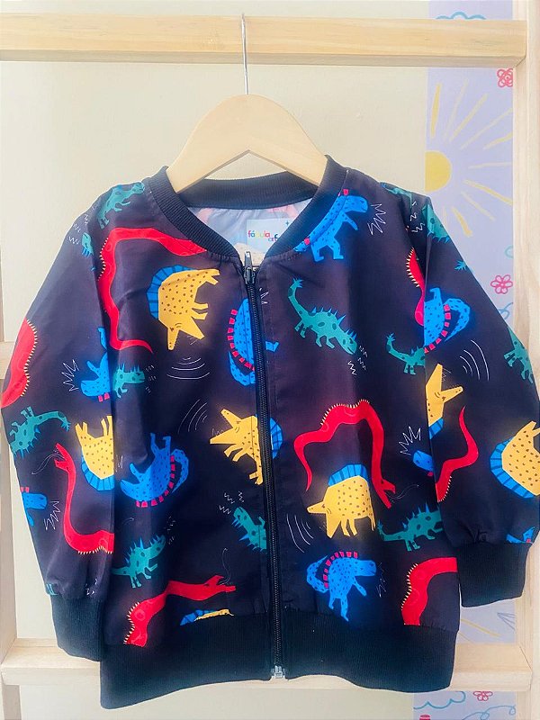 Jaqueta Bomber Dinossauros
