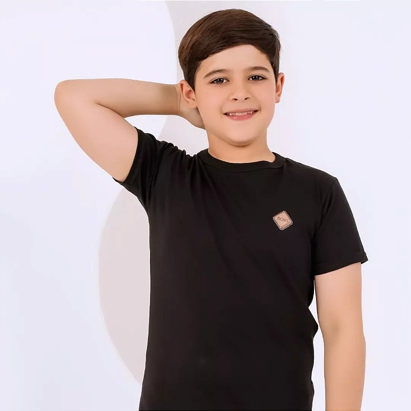 T-Shrirt linha boys preto