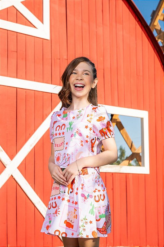 Conjunto Tata Rodeio Rosa 🎀