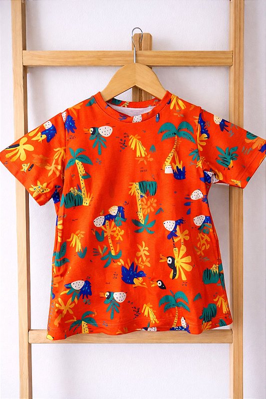T-shirt Coqueiros Laranja🌴