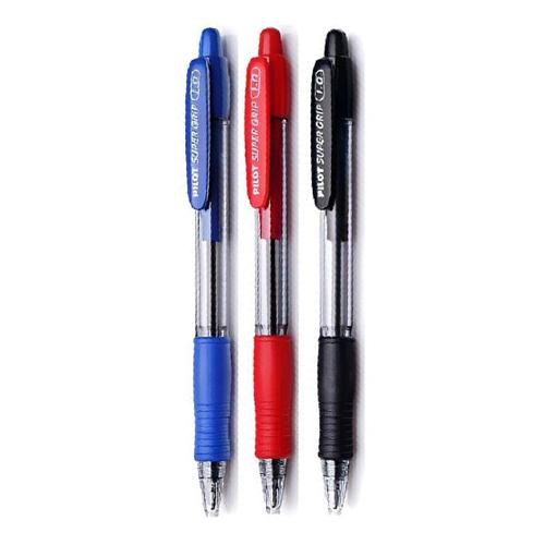 Kit 3 canetas super grip 1.0 pilot - Papelaria e Livraria Peixinho