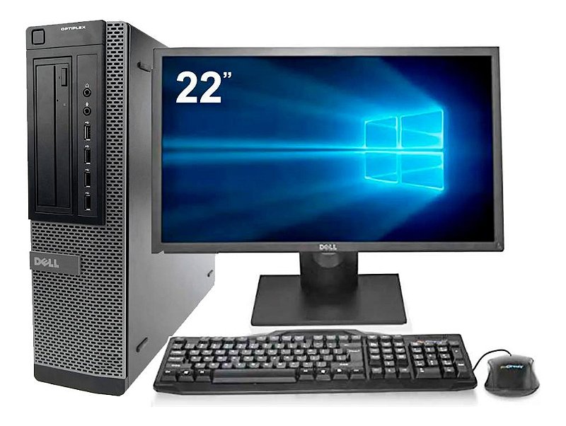 Computador Dell Optiplex 7010 I5 8gb 120gb Wi-fi + Monitor - Extra